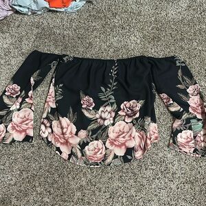 Floral Off Shoulder Top